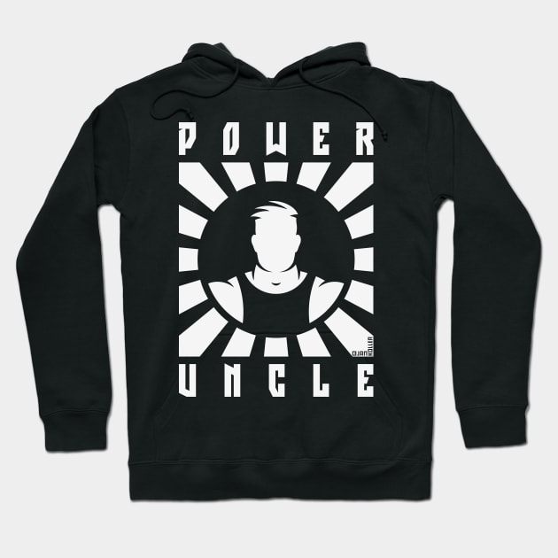 Power Uncle (Rays / White) Hoodie by MrFaulbaum